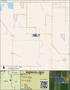 Map of WRICE field Dixon A