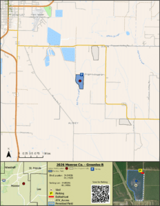 Map of WRICE field Greenlee B