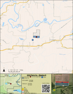 Map of WRICE field Bigelow B
