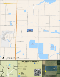 Map of WRICE field Stuttgart A