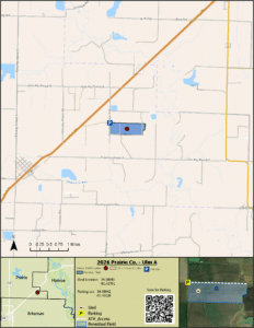 Map of WRICE field Ulm A